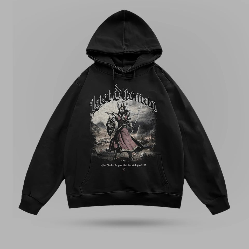 Ibo Aslan Last Ottoman Oversize Hoodie – ön görünüm