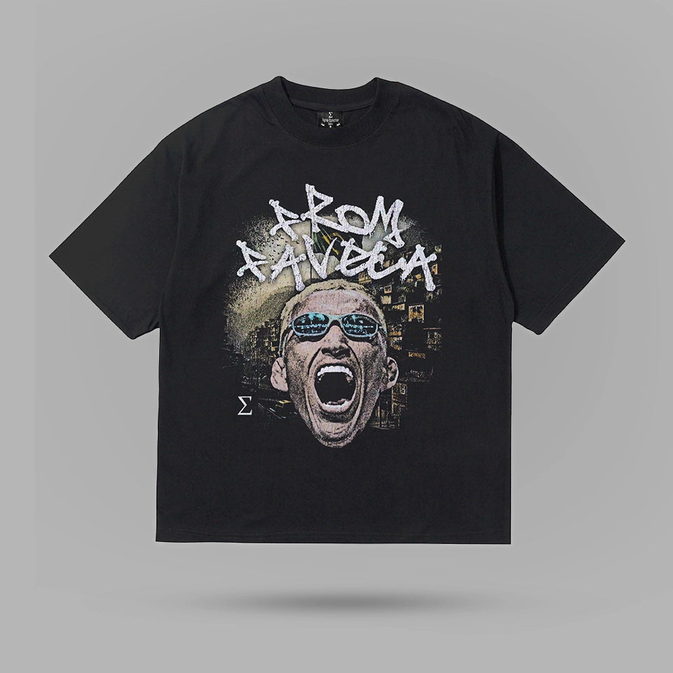 Charles Oliveira From Favela To The World Oversize Tshirt – ön görünüm