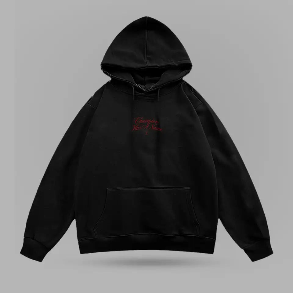 Charles Oliveira Champion Has A Name Hoodie – arka görünüm