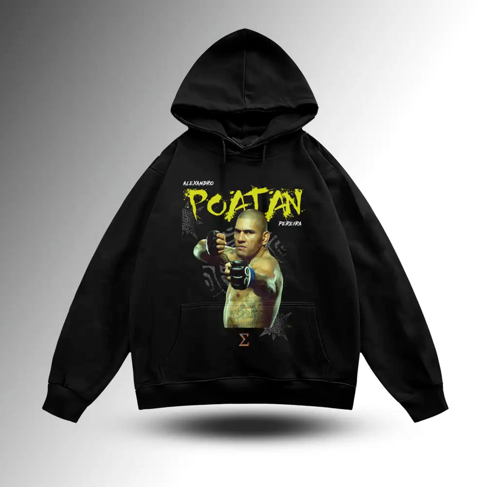 Alex Pereira POATAN Oversize Hoodie – ön görünüm