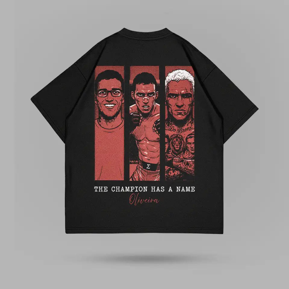Charles Oliveira Transformation T-shirt – ön görünüm