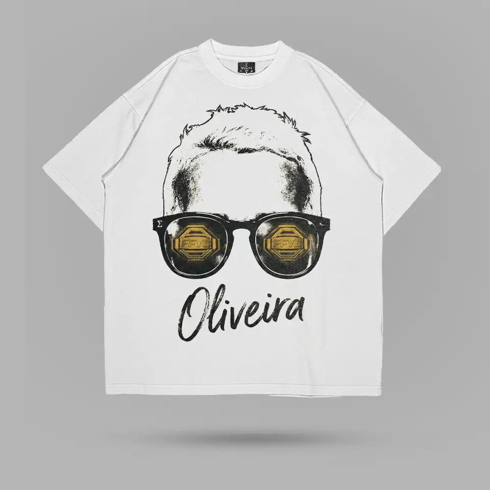 Charles Oliveira Gold Octagon Vision T-shirt – ön görünüm