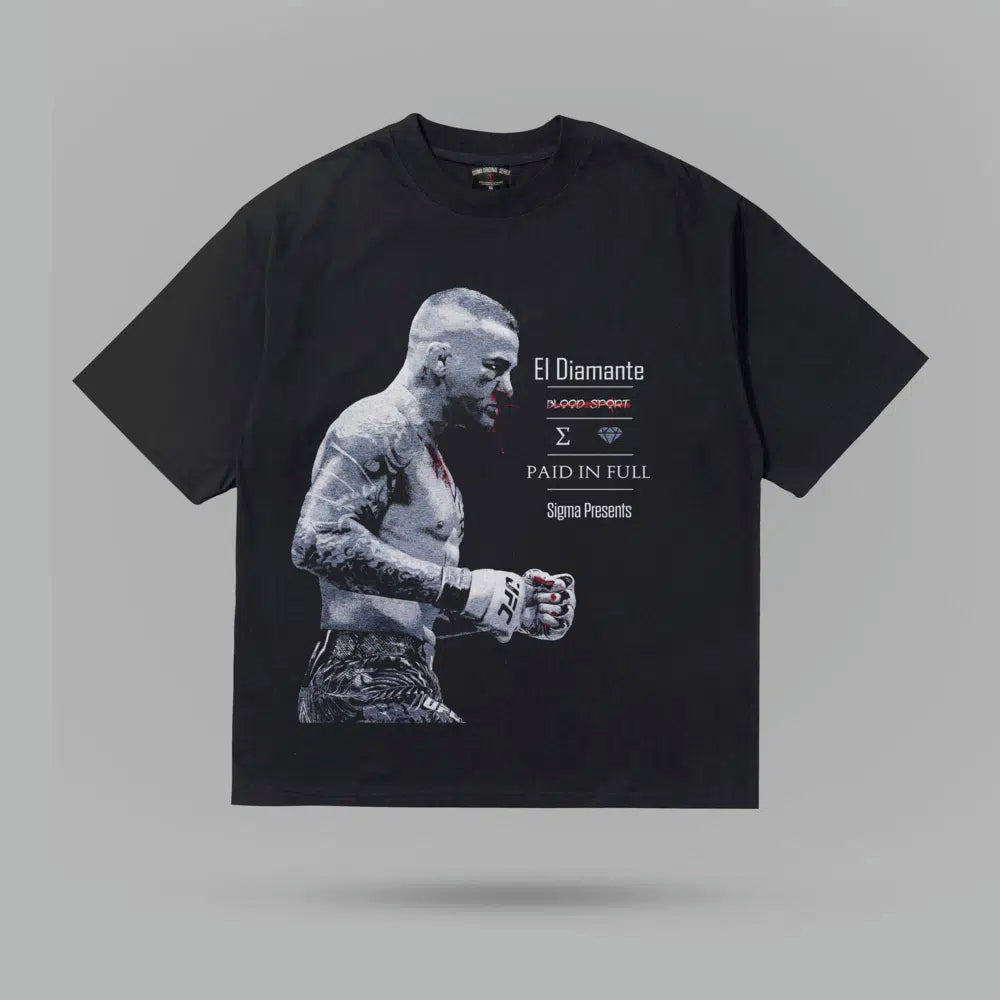 Dustin Poirer Blood Sport Oversize Tshirt – ön görünüm