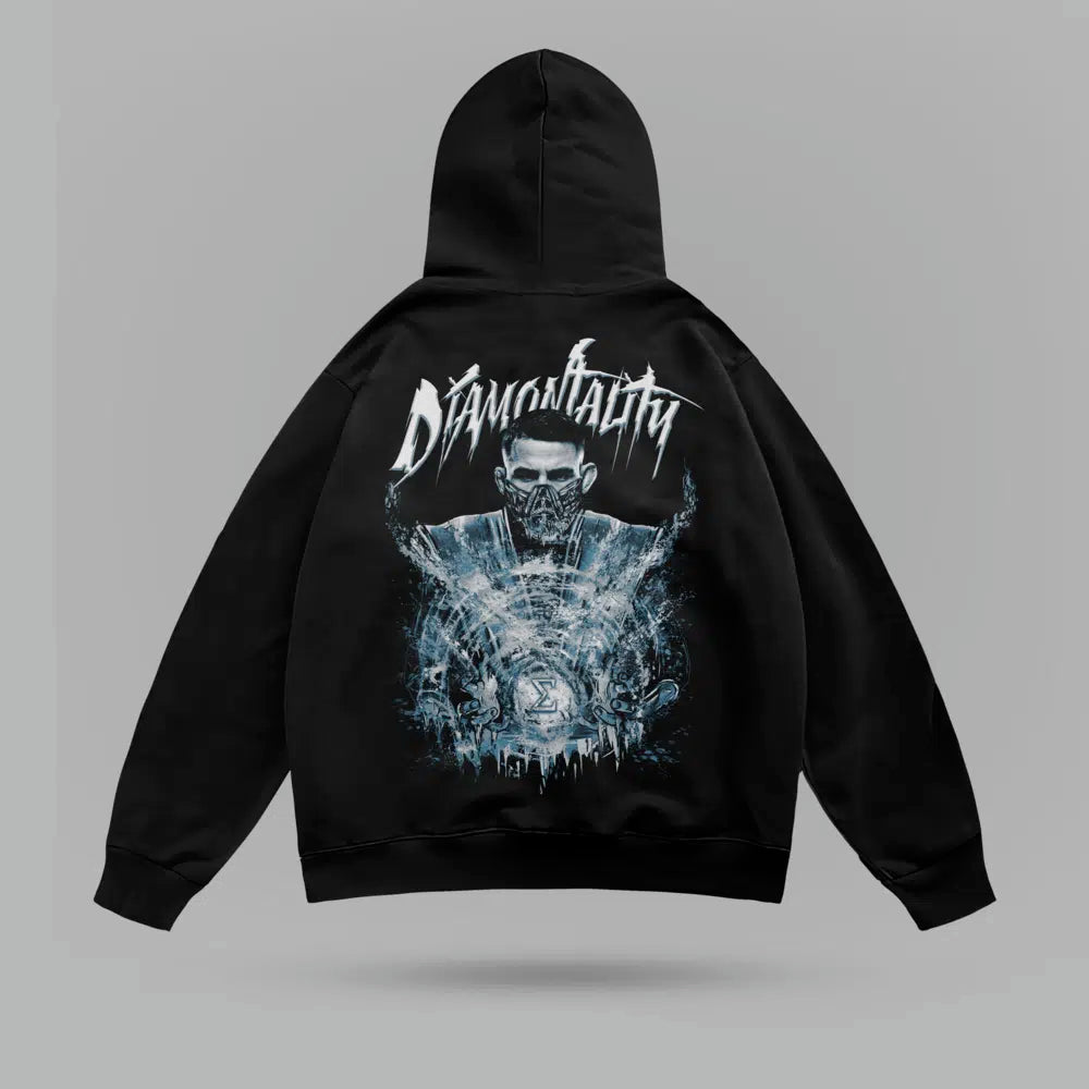 Dustin Poirer Diamontality Oversize Hoodie – arka görünüm