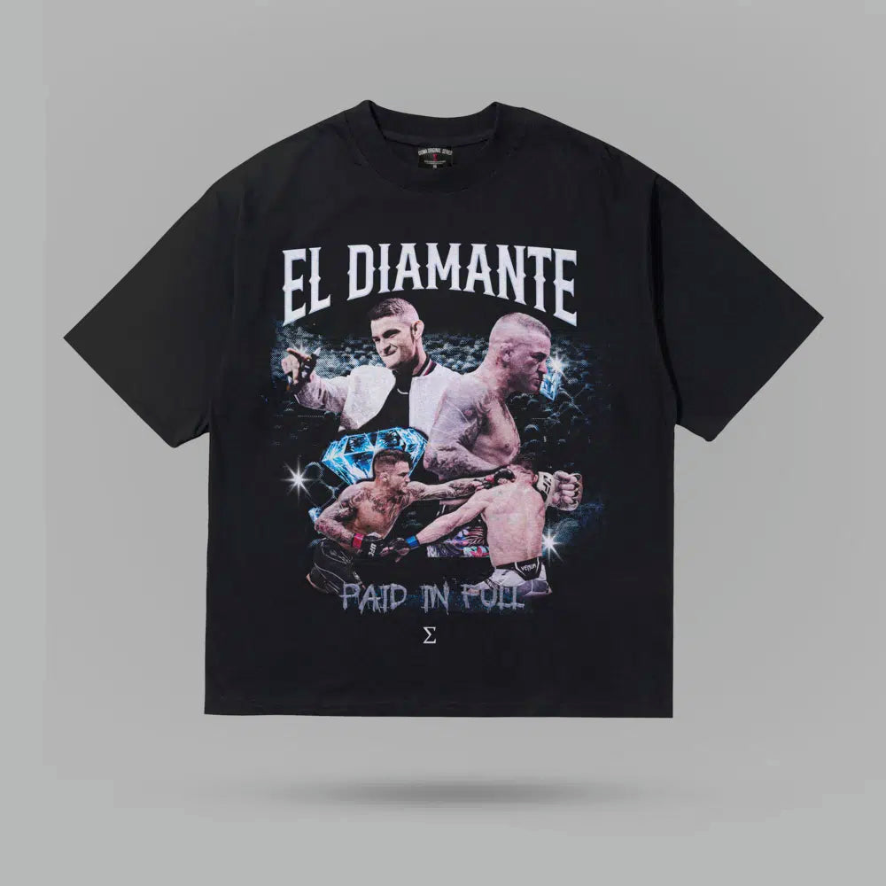 Dustin Poirer El Diamante Oversize Tshirt – ön görünüm