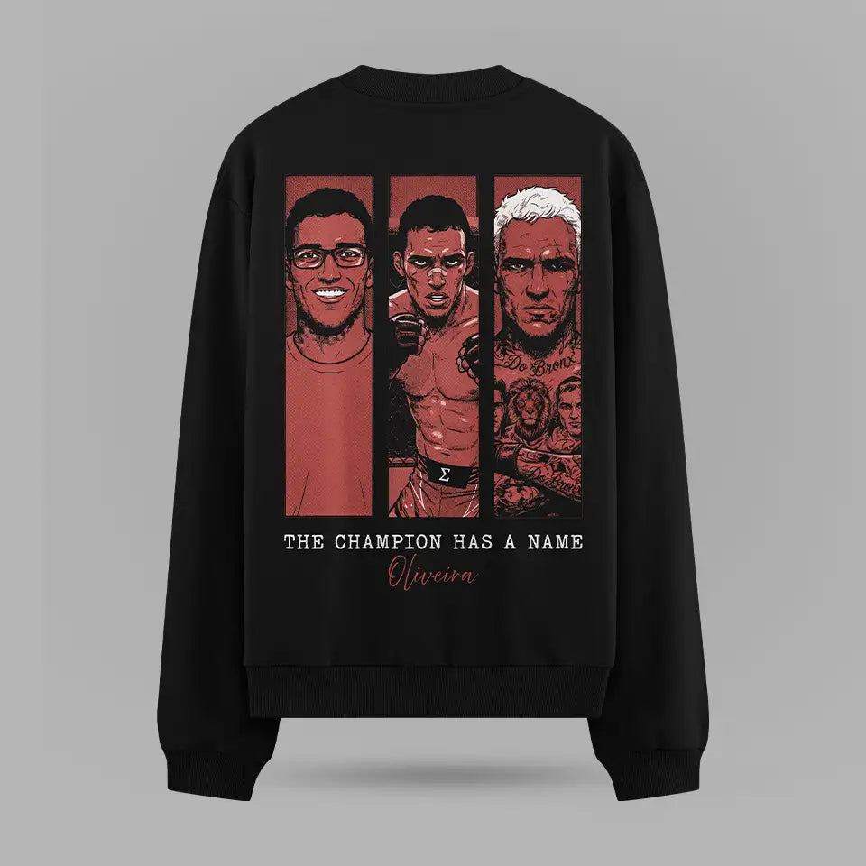 Charles Oliveira Transformation Sweatshirt – ön görünüm