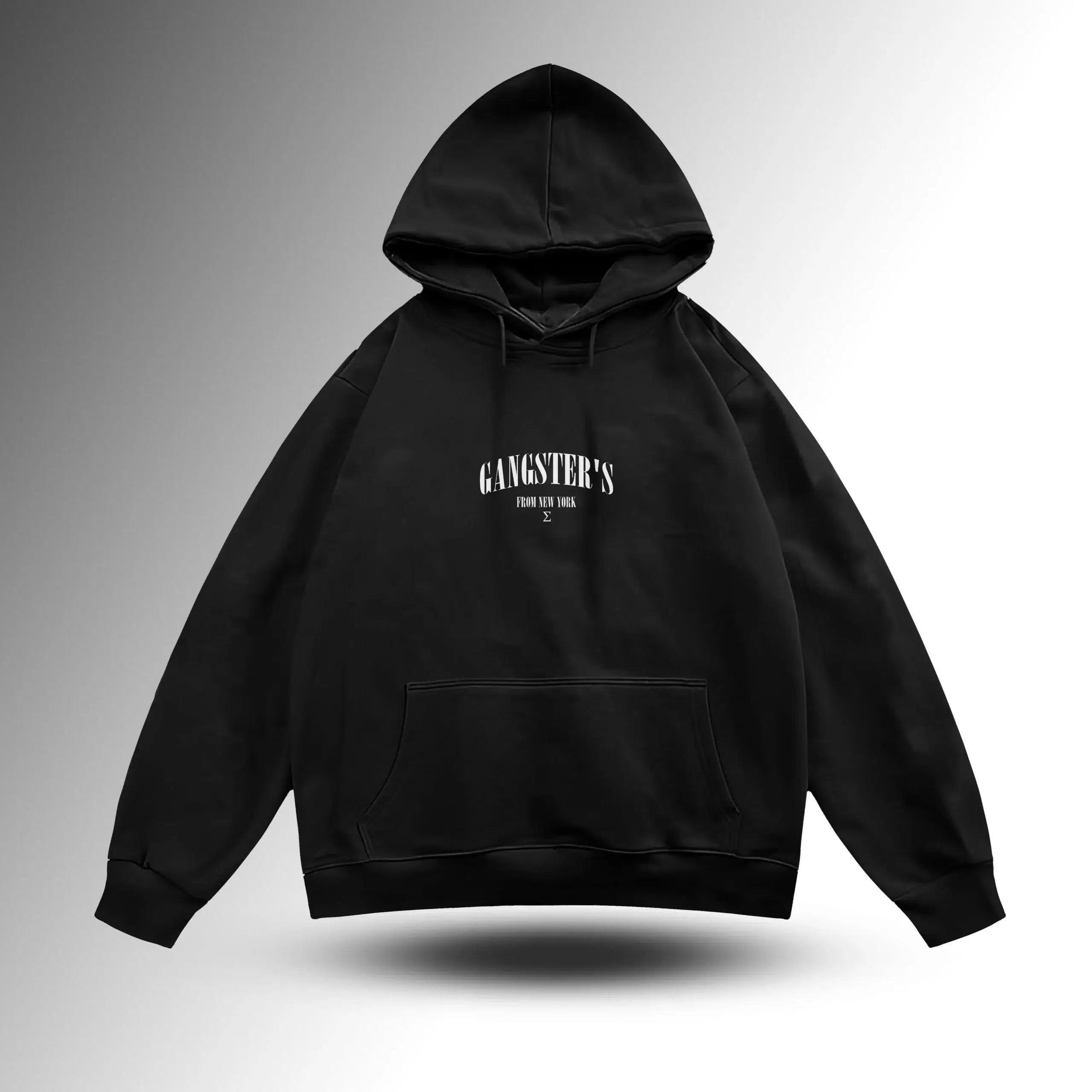 GANGSTERS Jon Jones Oversize Hoodie – ön görünüm