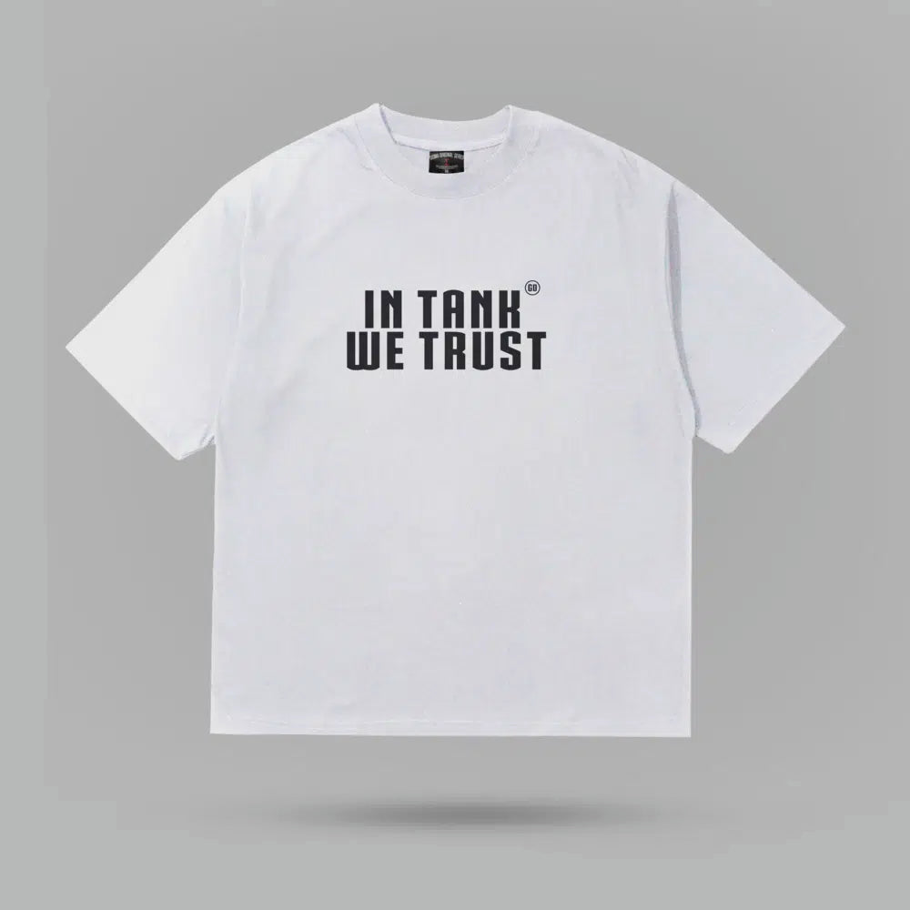 Gervonta Davis In Tank We Trust Beyaz Oversize Tshirt – ön görünüm
