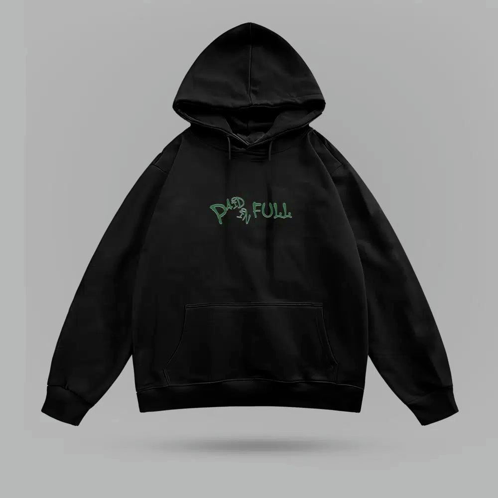 Gervonta Davis Paid In Full Oversize Hoodie – ön görünüm