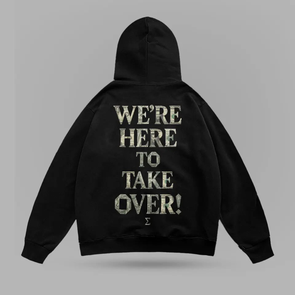 Conor Mcgregor We're Here To Take Over Oversize Hoodie – arka görünüm