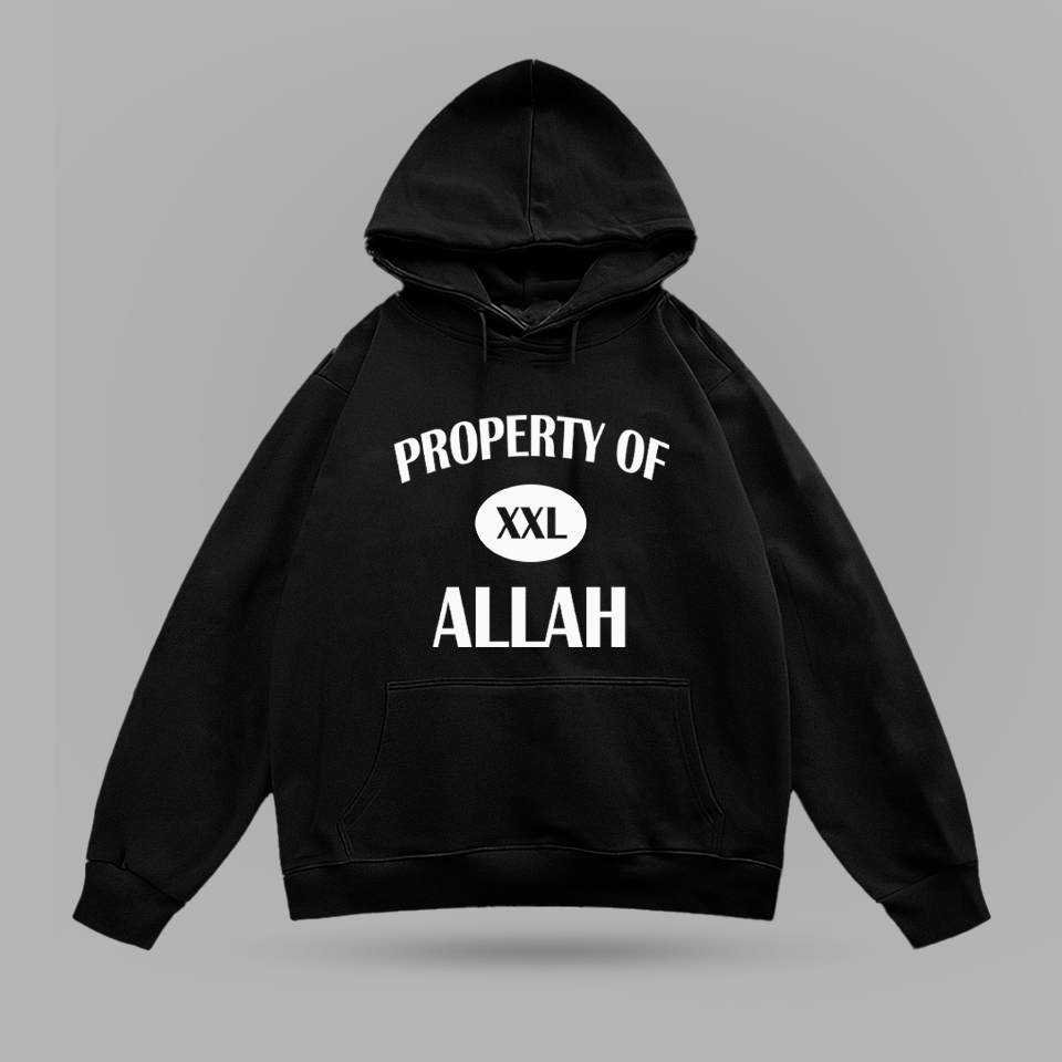 Property Of Allah Hoodie – ön görünüm