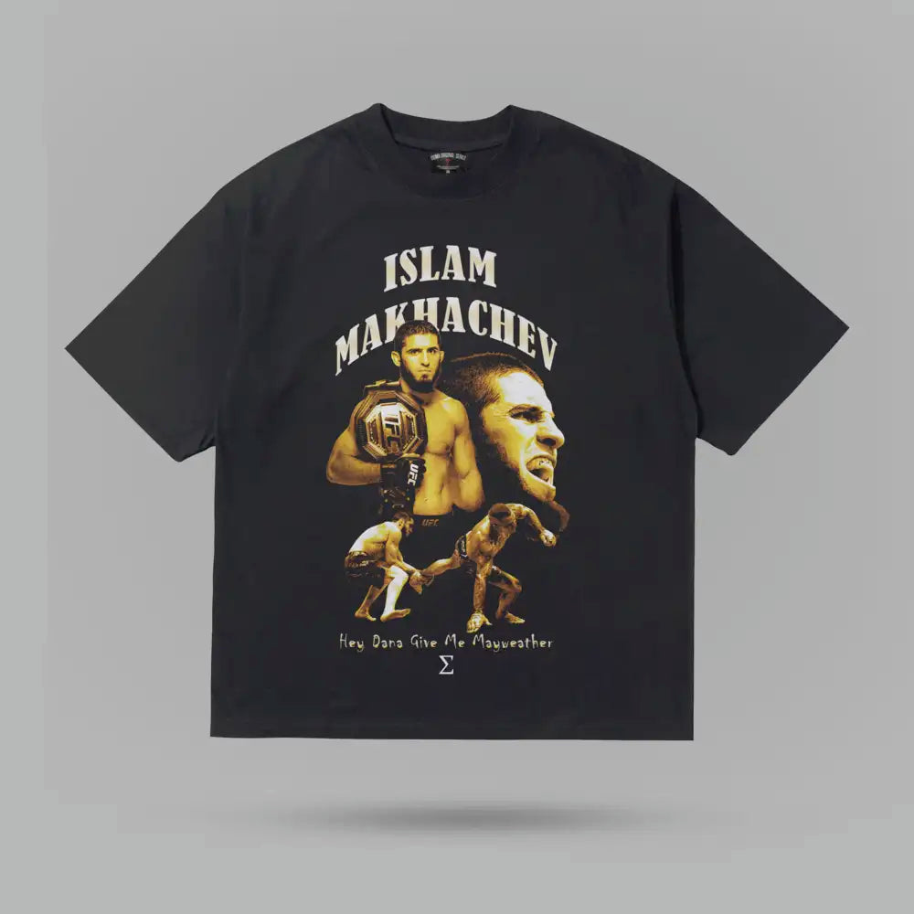 Islam Makhachev Oversize Tshirt – ön görünüm