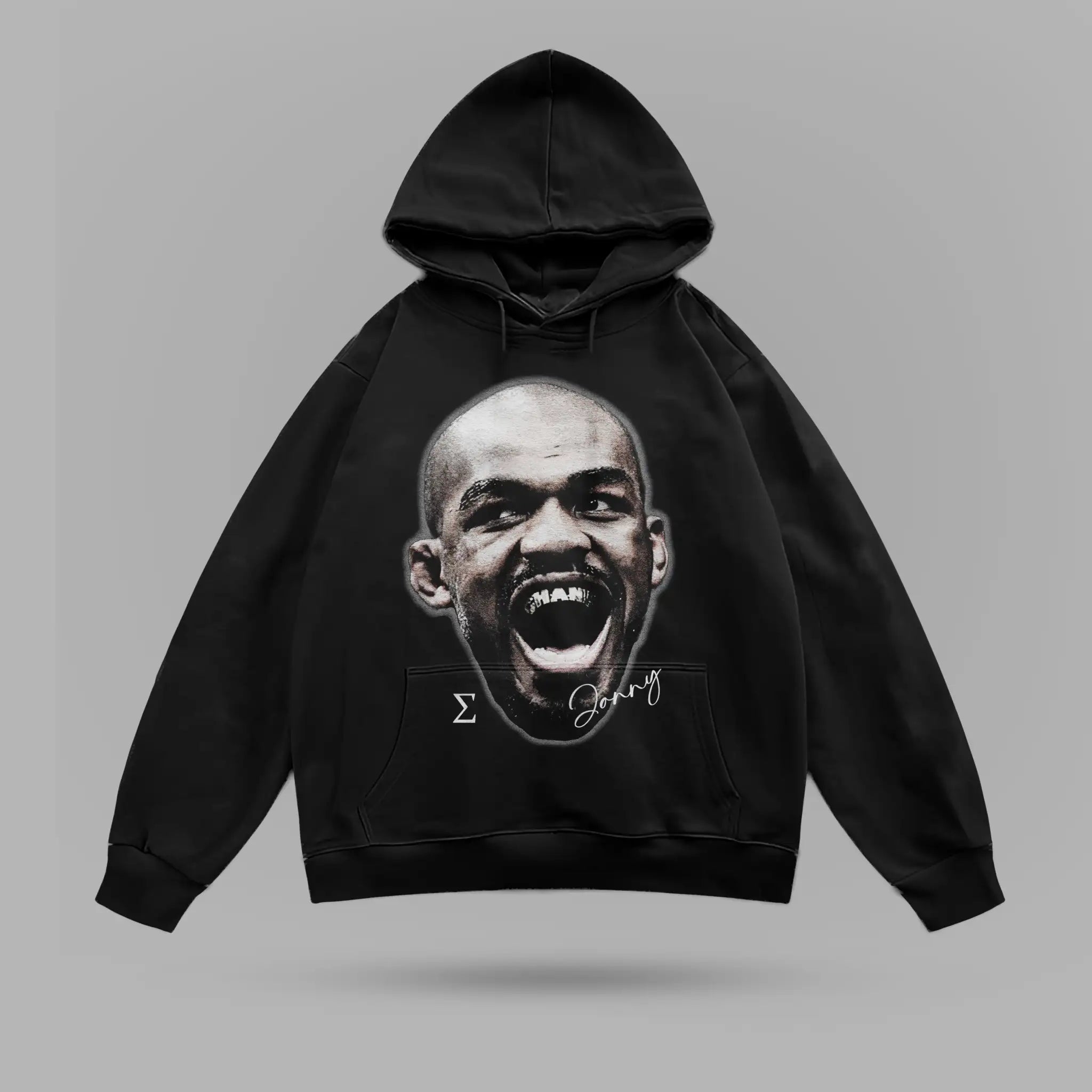 Jon Jones Head Oversize Hoodie – ön görünüm