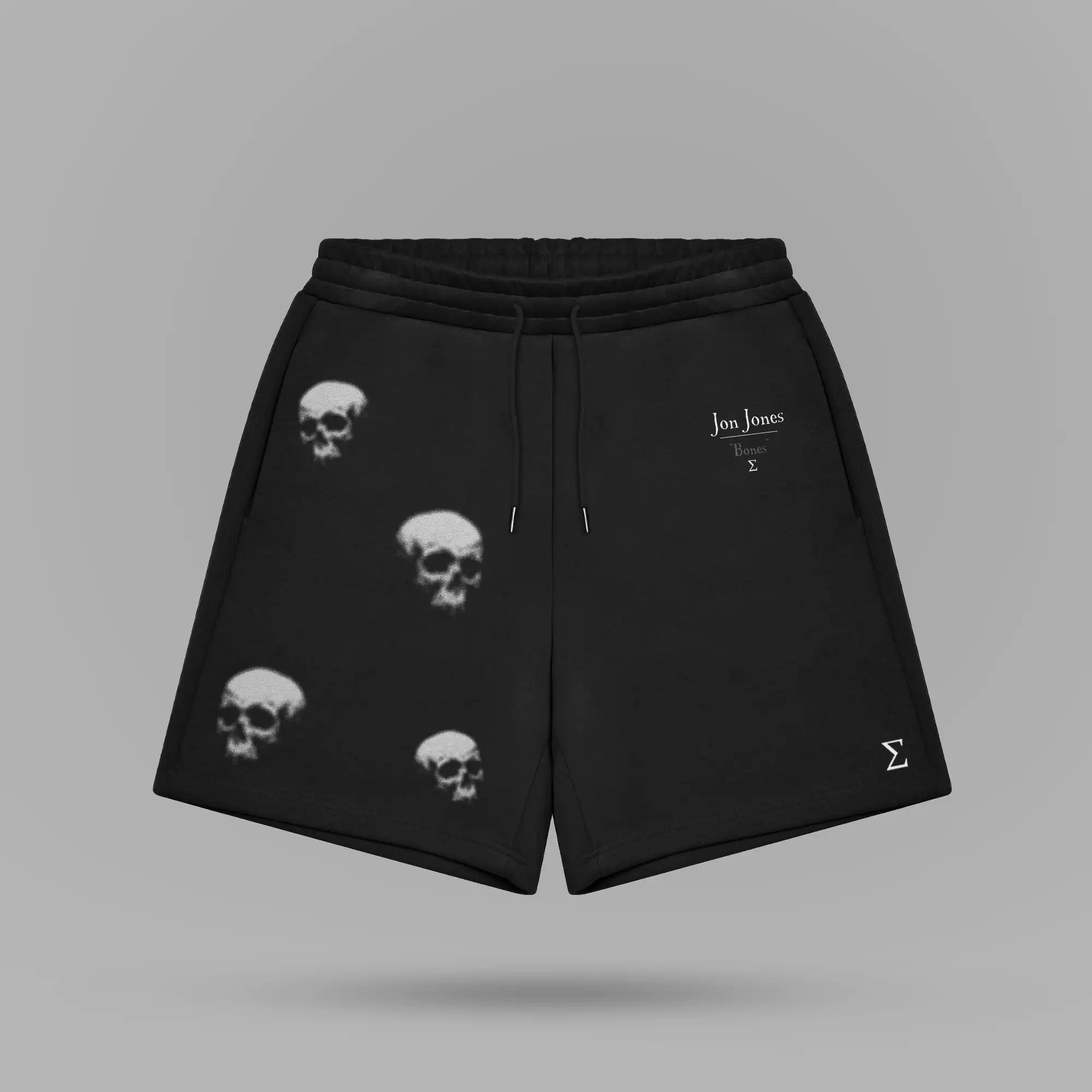 Jon Jones Skulls Shorts – ön görünüm