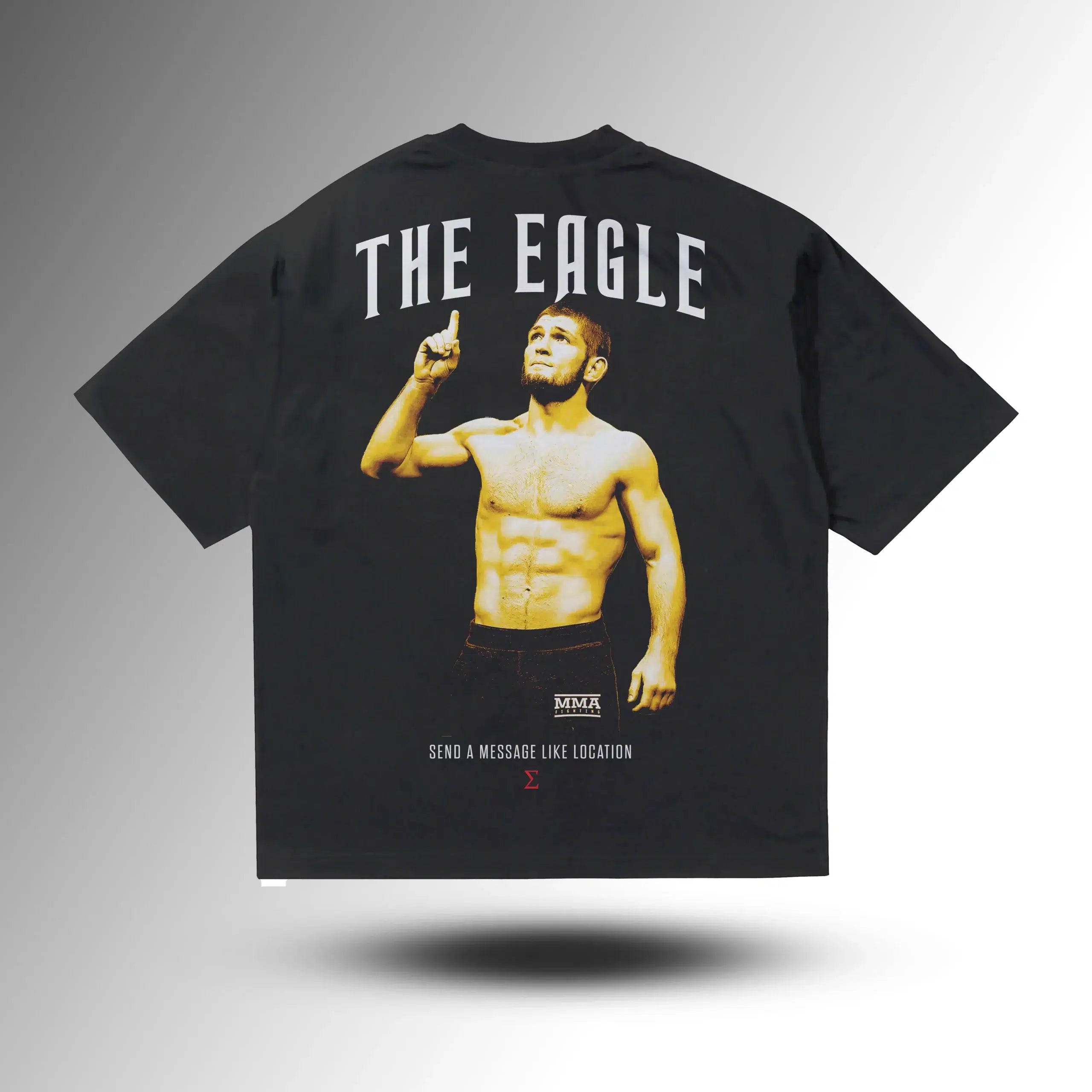 Khabib The Eagle Oversize Tişört – arka görünüm