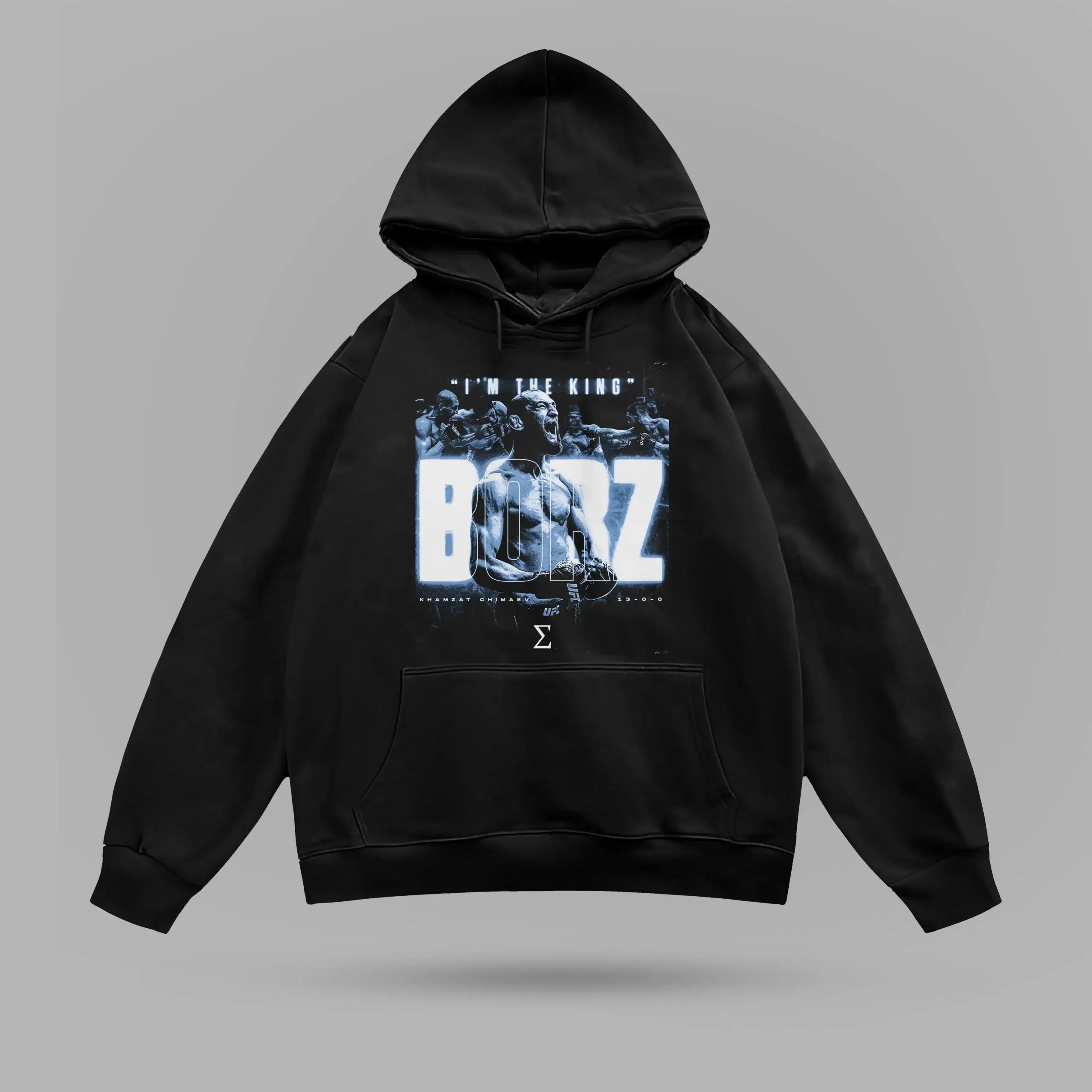 Khamzat Chimaev BORZ 2 Oversize Hoodie – ön görünüm