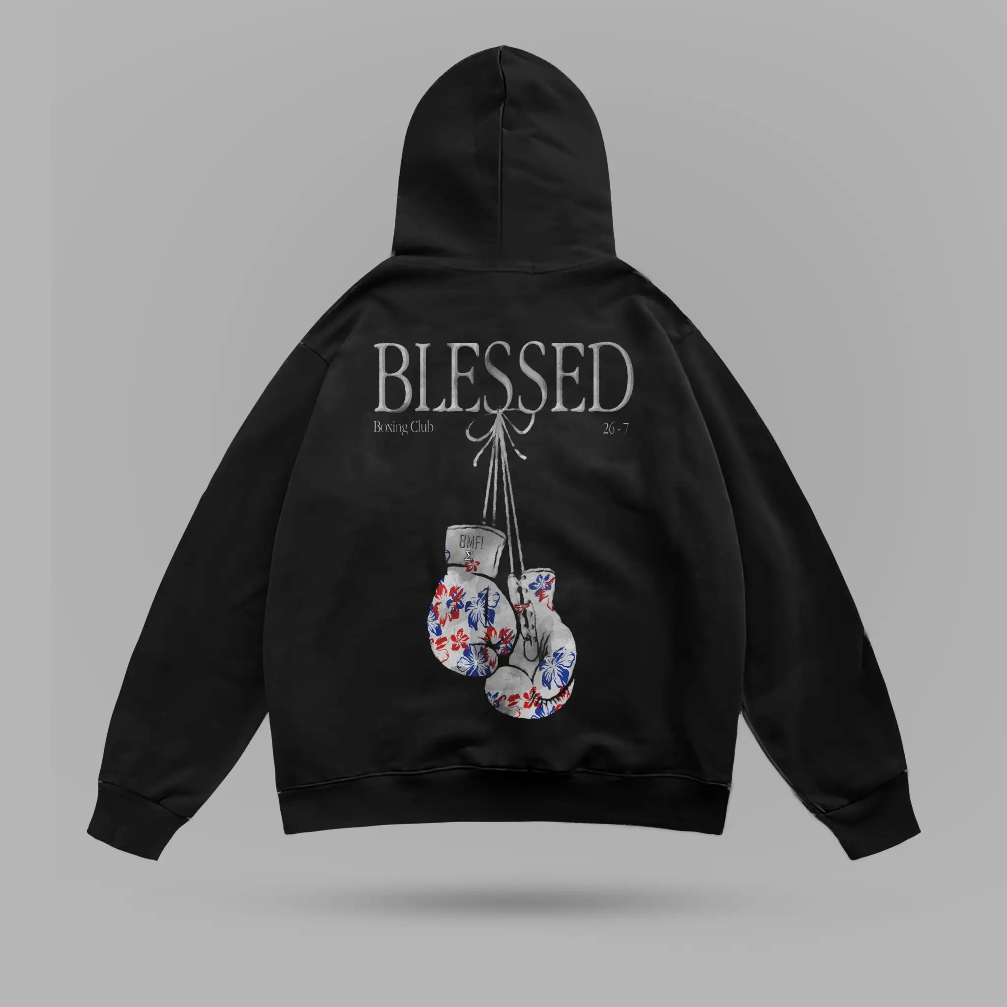 Max Holloway Blessed Boxing Club Oversize Hoodie – arka görünüm