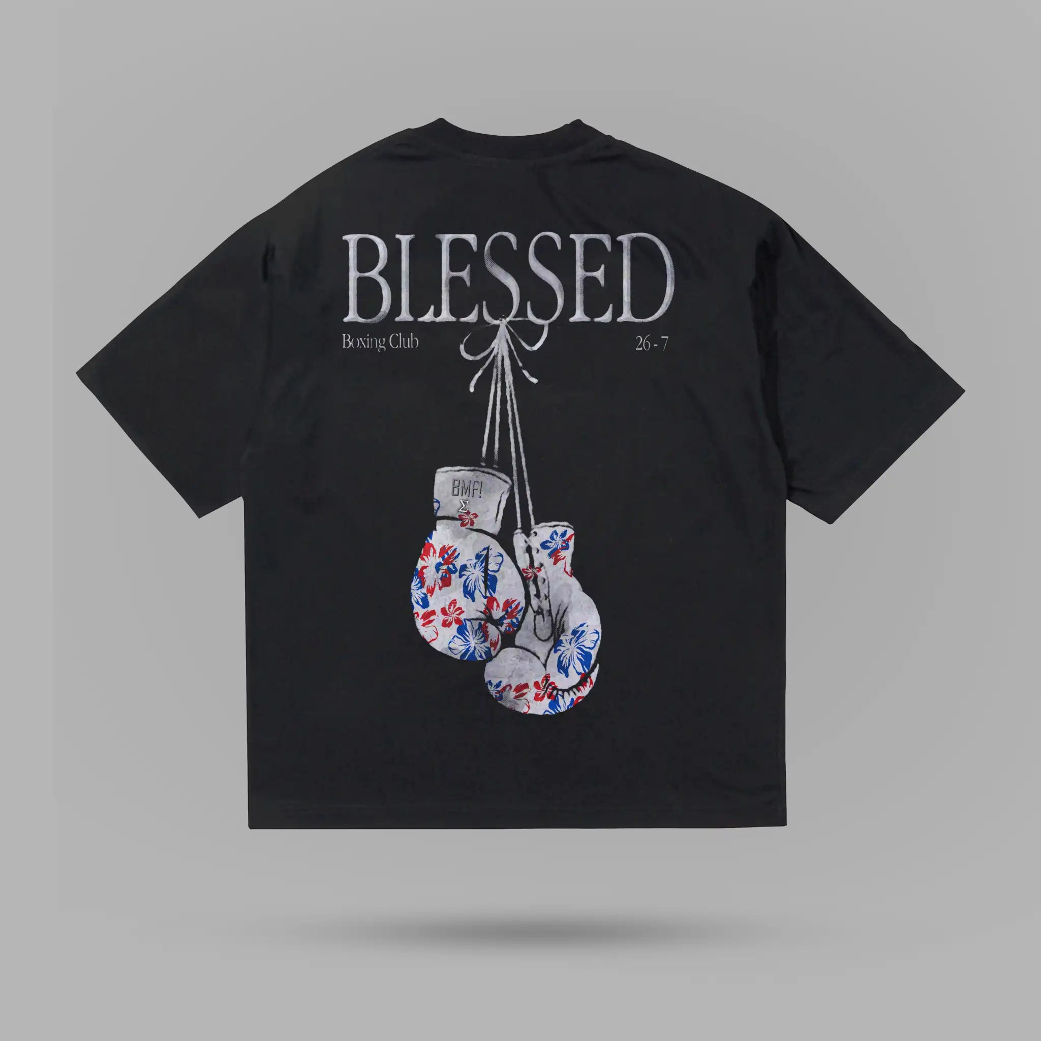 Max Holloway Blessed Boxing Club Oversize Tişört – arka görünüm