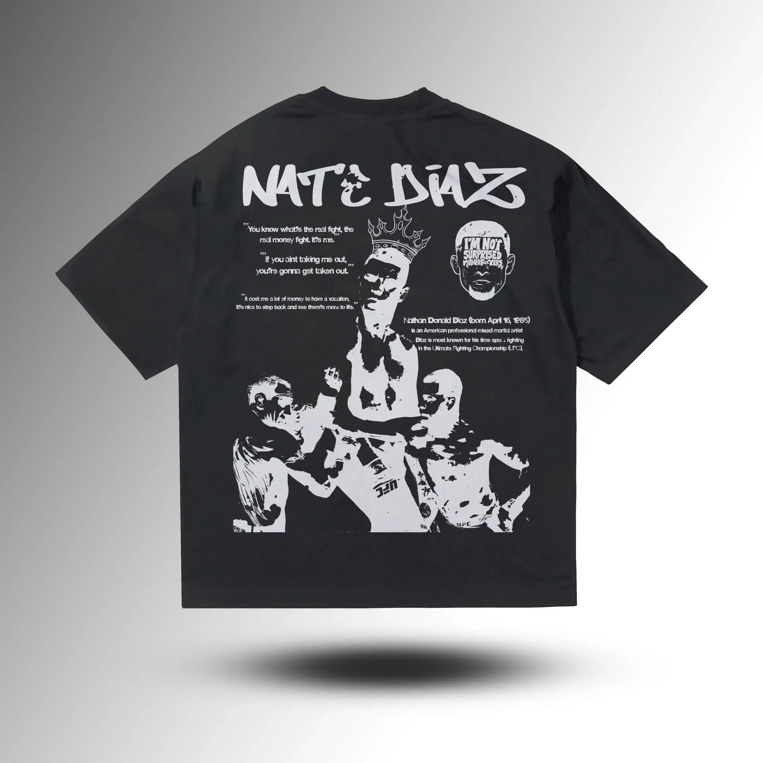 Nate Diaz Oversize T-shirt – arka görünüm