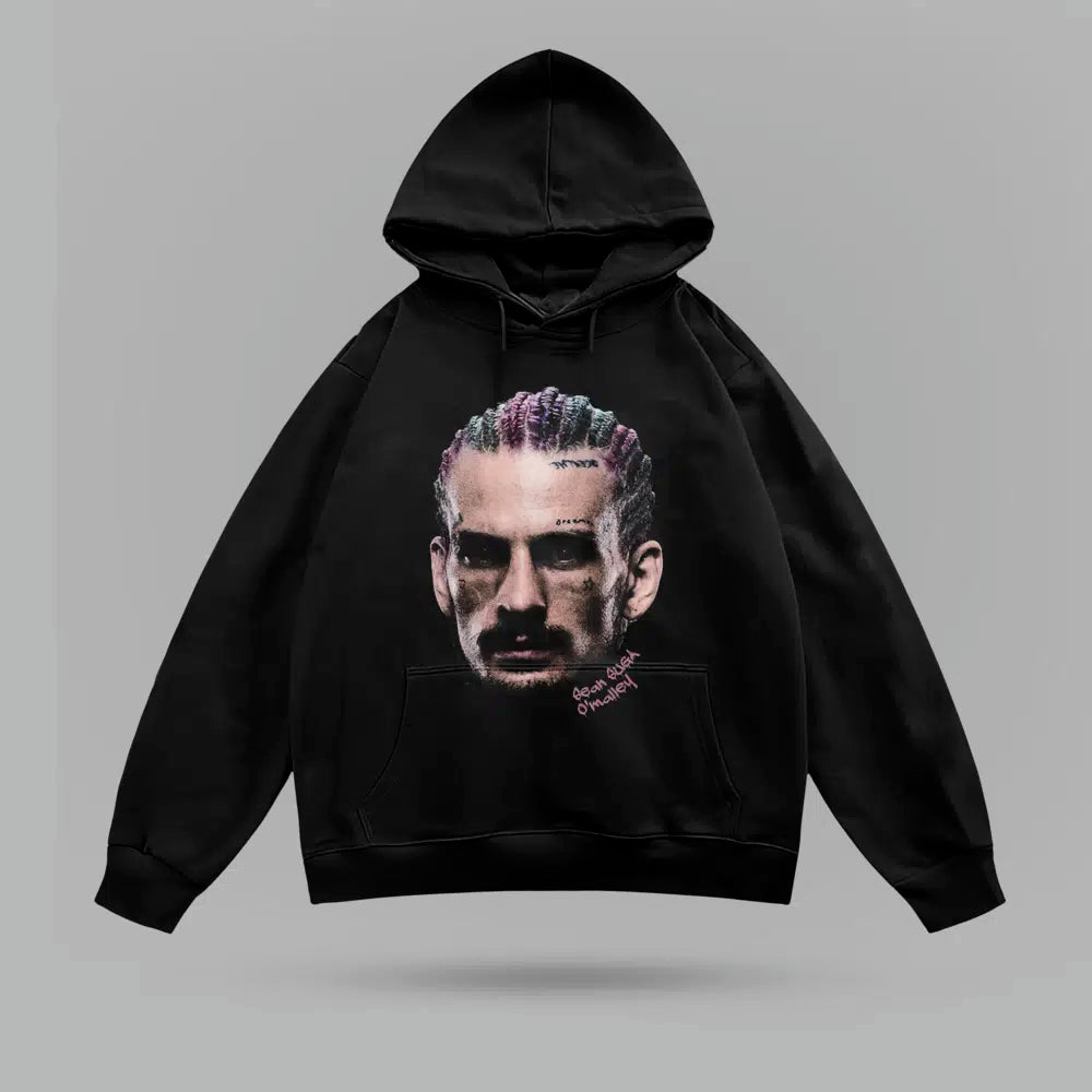 Sean O Malley Head Oversize Hoodie – ön görünüm