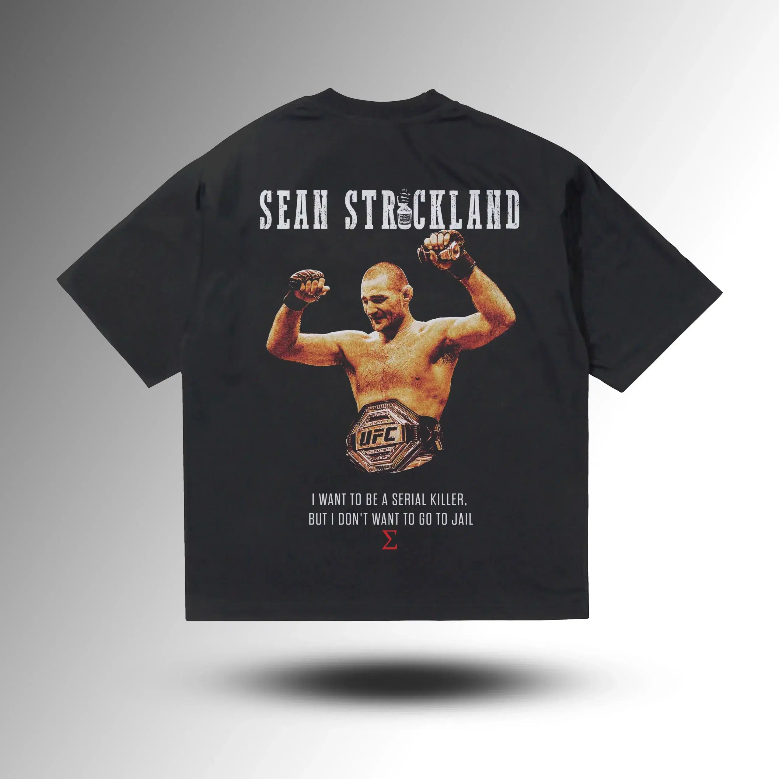 Sean Strickland Oversize T-shirt – arka görünüm