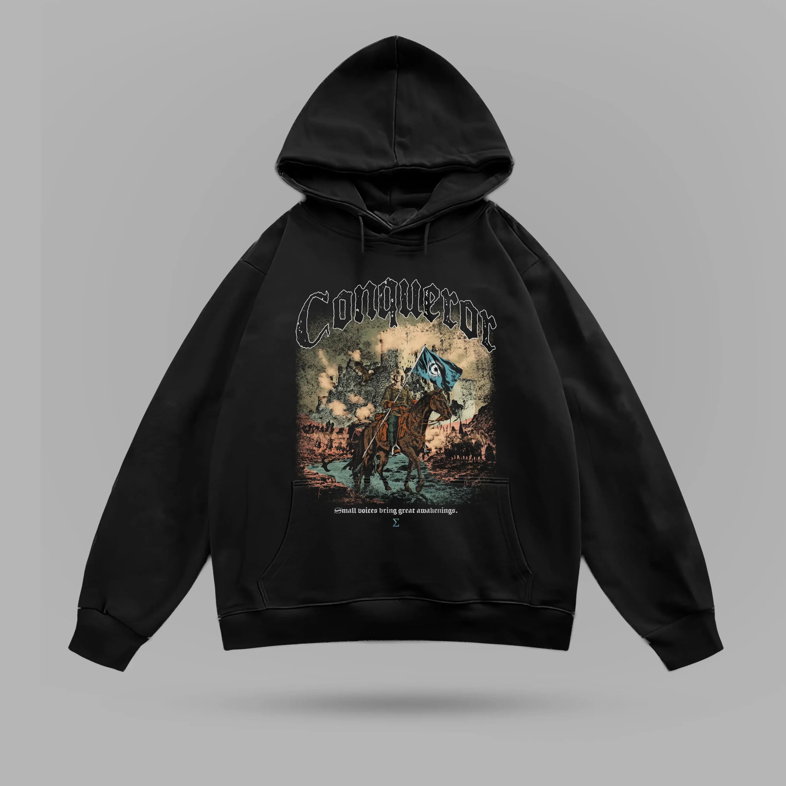 Shavkat Rakhmanov Conqueror Oversize Hoodie – ön görünüm