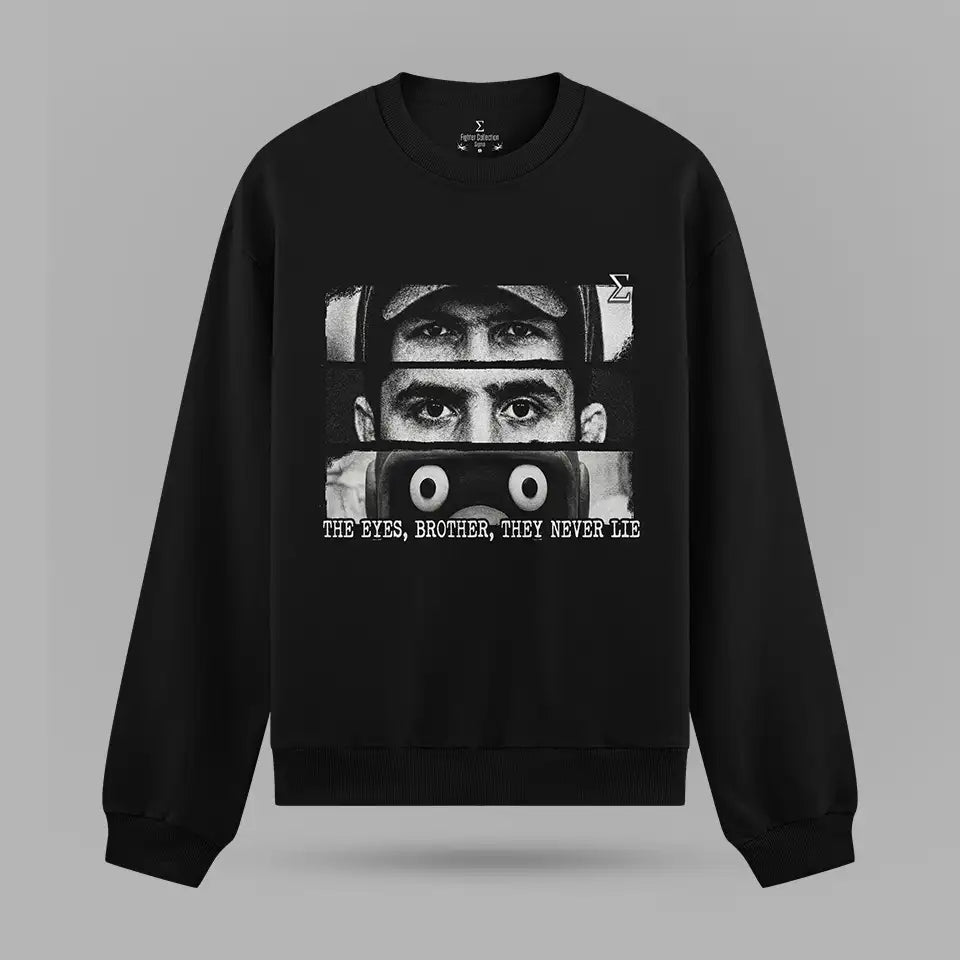 Dagestan x Nihilist Penguin Eyes Oversize Sweatshirt – ön görünüm