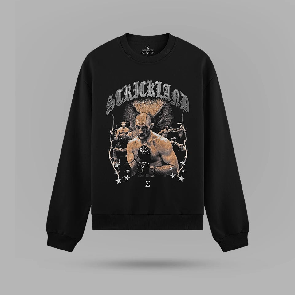 Sean Strickland Don't Be A P*ssy Oversize Sweatshirt – ön görünüm