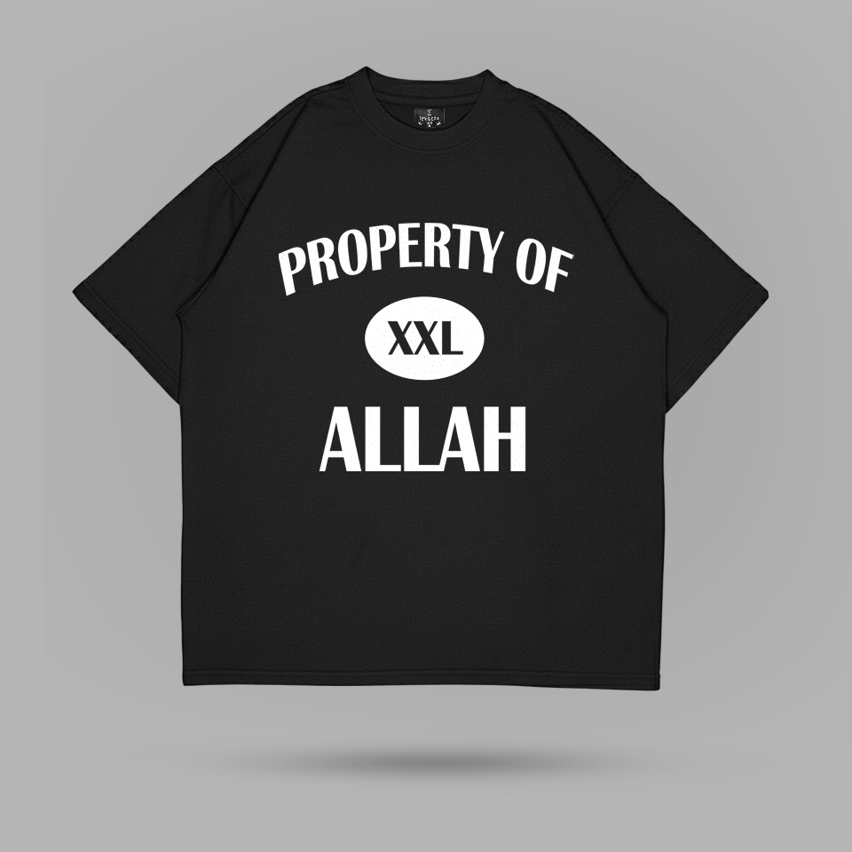 Property Of Allah Oversize Tişört – ön görünüm