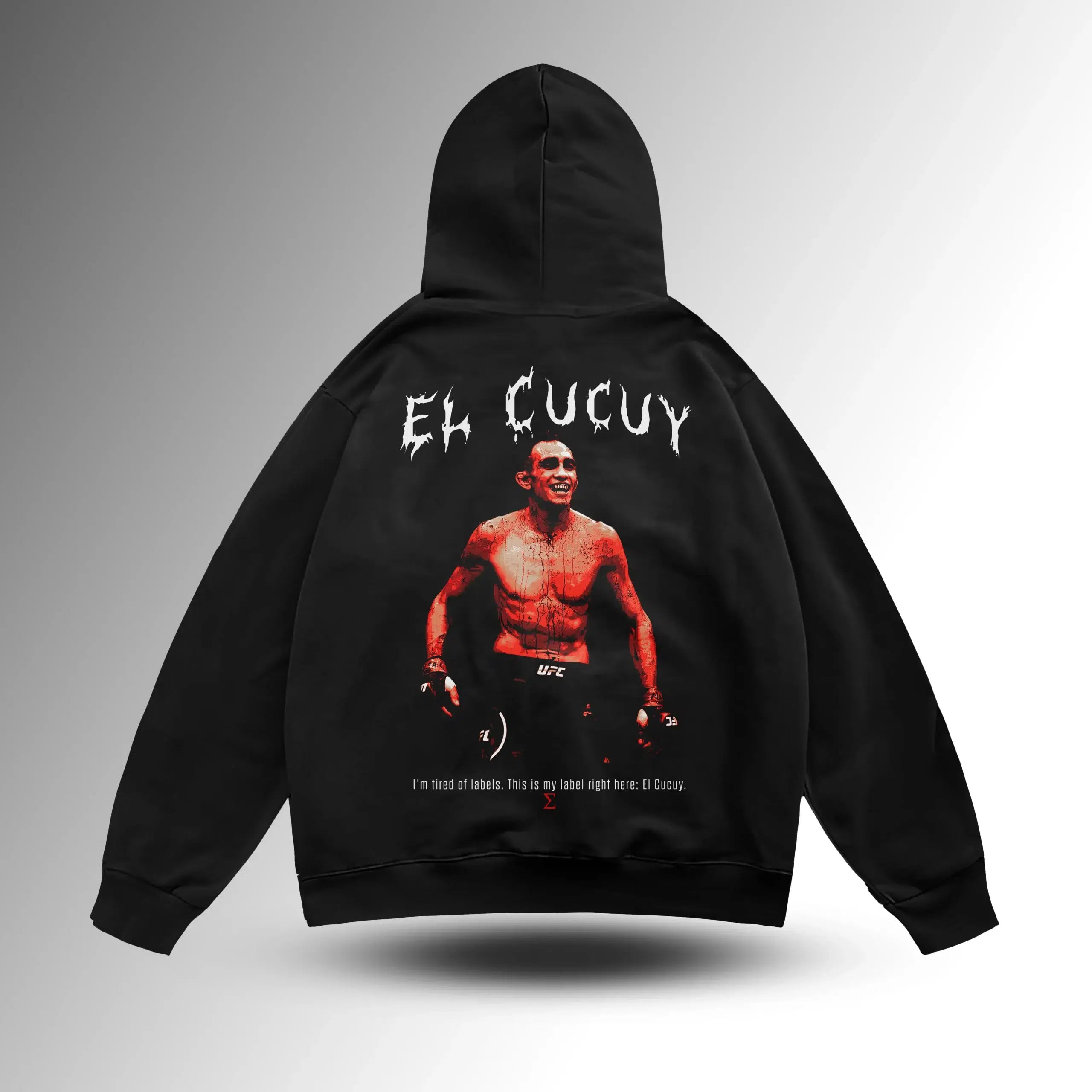 Tony Ferguson Oversize Hoodie "El Cucuy" – arka görünüm